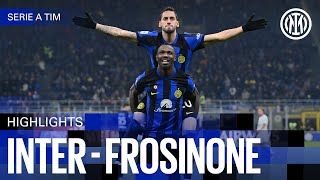 DIMARCO'S WORLD-CLASS GOAL ☄️ | INTER 2-0 FROSINONE | HIGHLIGHTS | SERIE A 23/24 ⚫🔵🇬🇧???