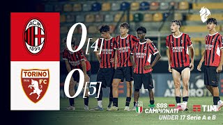 I rigori negano lo Scudetto all'Under 17 | AC Milan 0-0 (4-5) Torino | Highlights