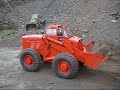 Old road construction machines and trucks