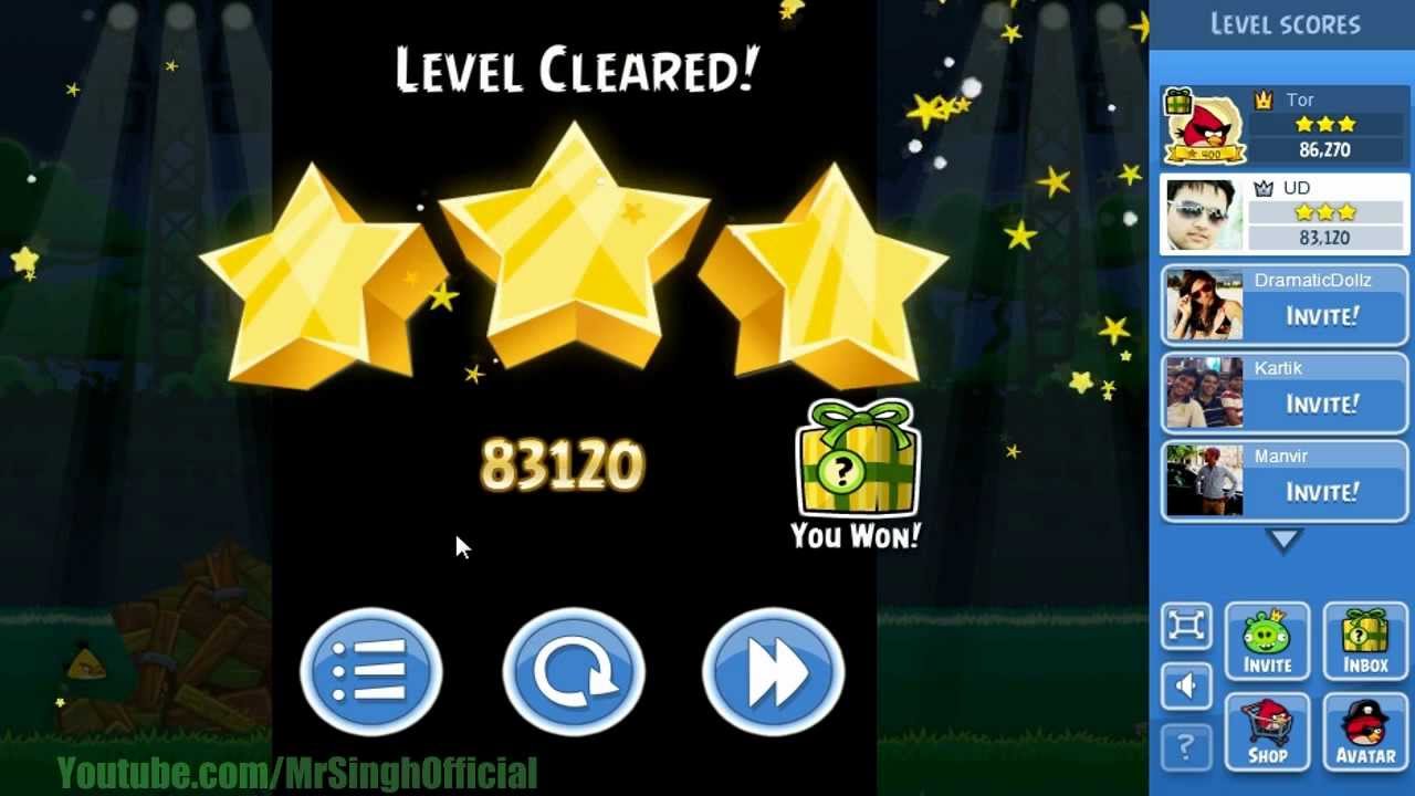 Angry Birds Friends - Week 25 Tournament Level 1 November 5 3Stars ...