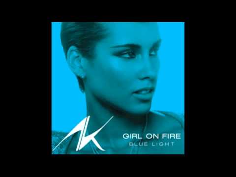 Girl on Fire (Blue Light Version) - Alicia Keys - YouTube