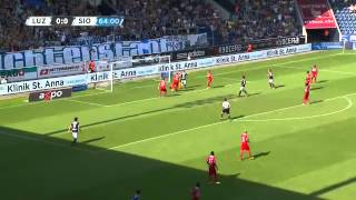 FC Luzern vs FC Sion 1-0 / Raiffeisen Super League / 04.08.2013