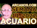 Video Horscopo Semanal ACUARIO  del 6 al 12 Marzo 2022 (Semana 2022-11) (Lectura del Tarot)