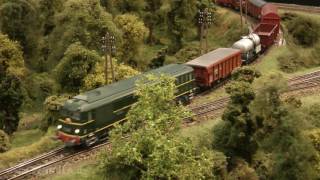 Führerstandsmitfahrt auf der Modellbahn von Trains Miniatures de l'Omois