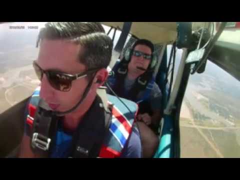 Aerobatic flying - Super Decathlon - funny G-face