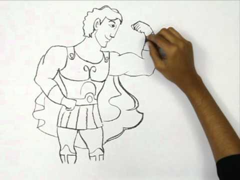 How to Draw Hercules - YouTube