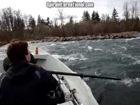 McKenzie River Drift Boat in White Water - YouTube