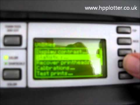 Designjet 1050c/1055cm Series - Printhead alignment of your printer
