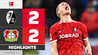Last-Minute Heartbreak! | SC FREIBURG — BAYER 04 LEVERKUSEN | Highlights | MD 32 – Bundesliga 24/25