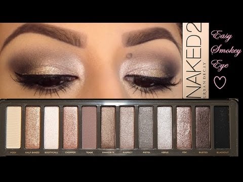 Urban Decay Naked 2 Palette - Makeup Tutorial - YouTube
