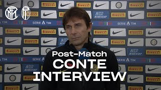 INTER 3-1 BOLOGNA | ANTONIO CONTE EXCLUSIVE INTERVIEW: "I asked the team to be focused" [SUB ENG]