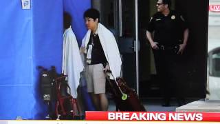 Asiana SFO Crash Luggage Man 2013-07-06韩亚坠机不忘行李男