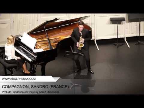 Dinant 2014 - COMPAGNON, Sandro (Prelude, Cadence et Finale by Alfred Desenclos)