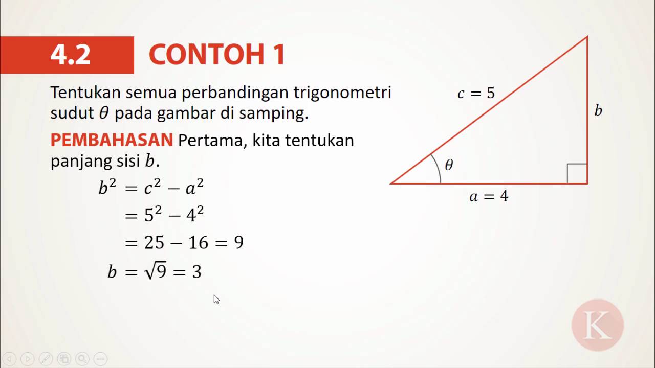 Contoh Soal Perbandingan Trigonometri Pada Segitiga Siku Siku Berbagi Contoh Soal