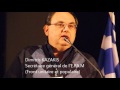 Conférence internationale Athènes - Discours de cloture de Dimitris KAZAKIS