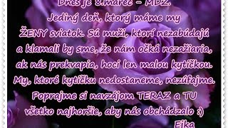 Oslavujeme Medzinárodný deň žien