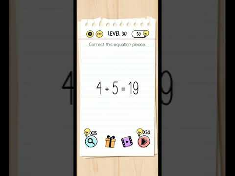 Brain Test Level 30 Walkthrough