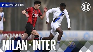 KAMATE'S CURLING EFFORT 🌀? | MILAN 1-1 INTER | U19 HIGHLIGHTS | CAMPIONATO PRIMAVERA 1 23/24⚽⚫🔵??