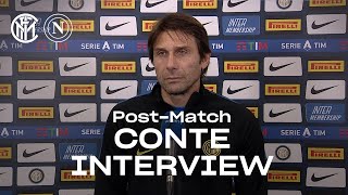 INTER 1-0 NAPOLI | ANTONIO CONTE EXCLUSIVE INTERVIEW: "A very tactical game" [SUB ENG]