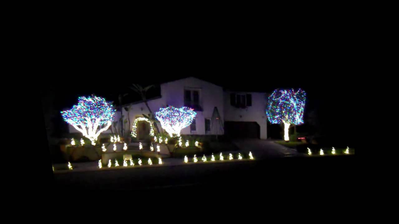 Star Wars Orange County Christmas Lights Show - YouTube