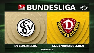 SV Elversberg vs. SG Dynamo Dresden | Matchday 5 — Bundesliga 2 2025/26