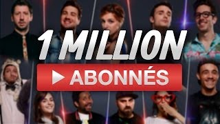 1 million d'abonnés : Merci !