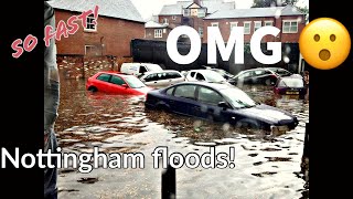 FLASH FLOOD IN NOTTINGHAM!!! OMG!!!