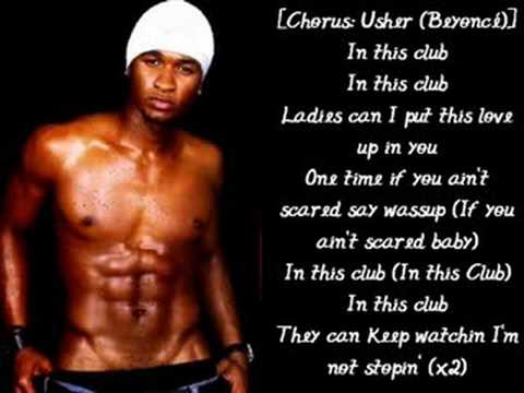 usher love in this club pt ii