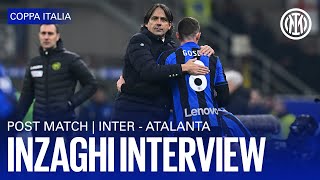 INTER 1-0 ATALANTA | INZAGHI INTERVIEW 🎙️⚫🔵??