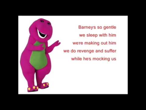 barney song lyrics i love you