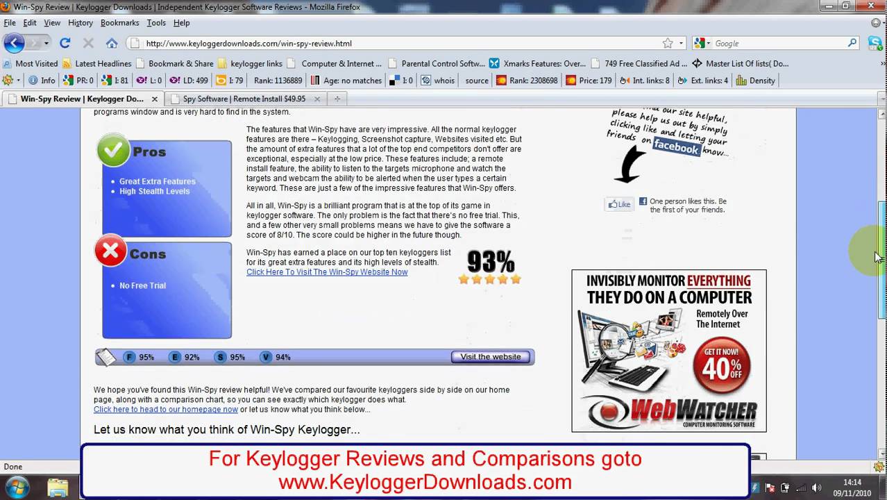 Win-Spy Keylogger Review - YouTube