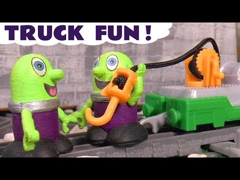 Funny Funlings Truck Fun story with Thomas and Friends Toy Trains