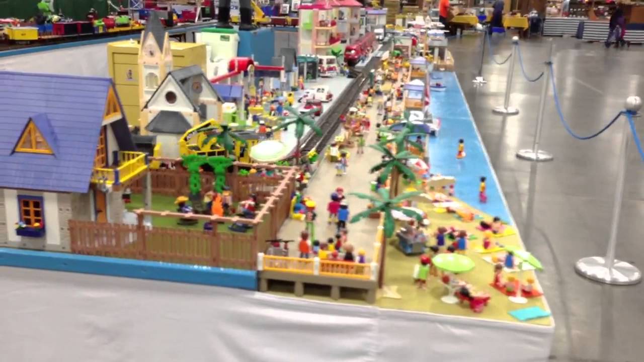 Playmobil train layout YouTube