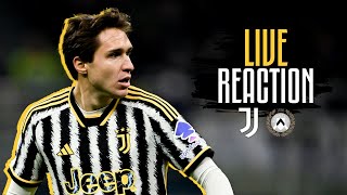 🔴? WATCH NOW: JUVENTUS VS UDINESE | LIVE REACTION💪⚪⚫??