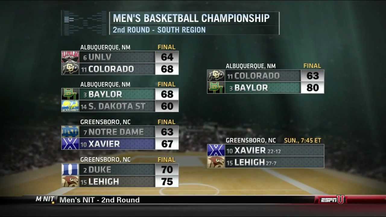 2012 NCAA tournament Baylor basketball beats Colorado ESPN College