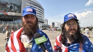 Болельщики сборной США о чемпионате мира по хоккею в Минске