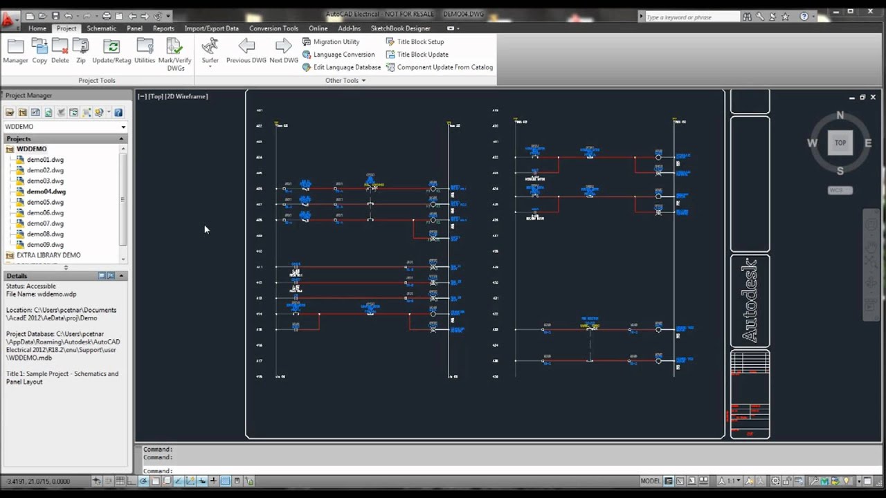autocad electrical sample projects for verbals in school
