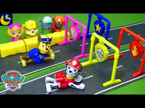 Racing Paw Patrol Toys Pull Back Racers Pups Gift Set Best Funny Toy Videos for Kids Toddlers