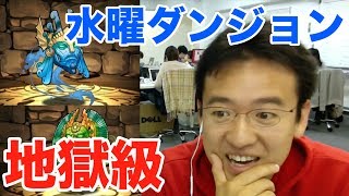 【パズドラ】#1 水曜ダンジョン:神面の間 地獄級に王パで挑む！