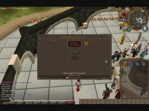 Runescape money doubling scam How it works ScamBan "win Rune set + 2h ...