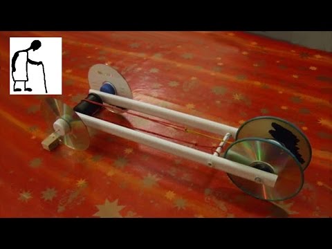 Lets make a Rubber Band powered Car #1 - YouTube