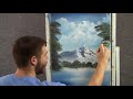 Landscape oil painting in just 18 minutes wet on wet