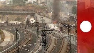 Spain high-speed train crashes near Santiago de Compostela