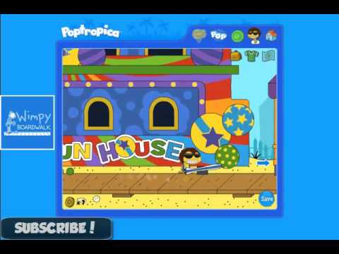 Poptropica - Wimpy Boardwalk Island Walkthrough Part 1 - YouTube