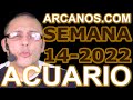 Video Horscopo Semanal ACUARIO  del 27 Marzo al 2 Abril 2022 (Semana 2022-14) (Lectura del Tarot)