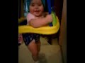 Funny baby on jumper