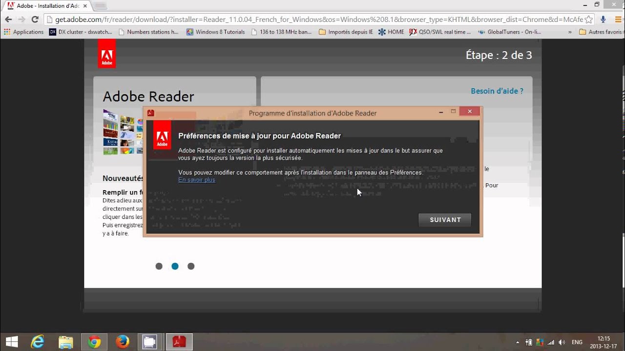 installing adobe reader 8