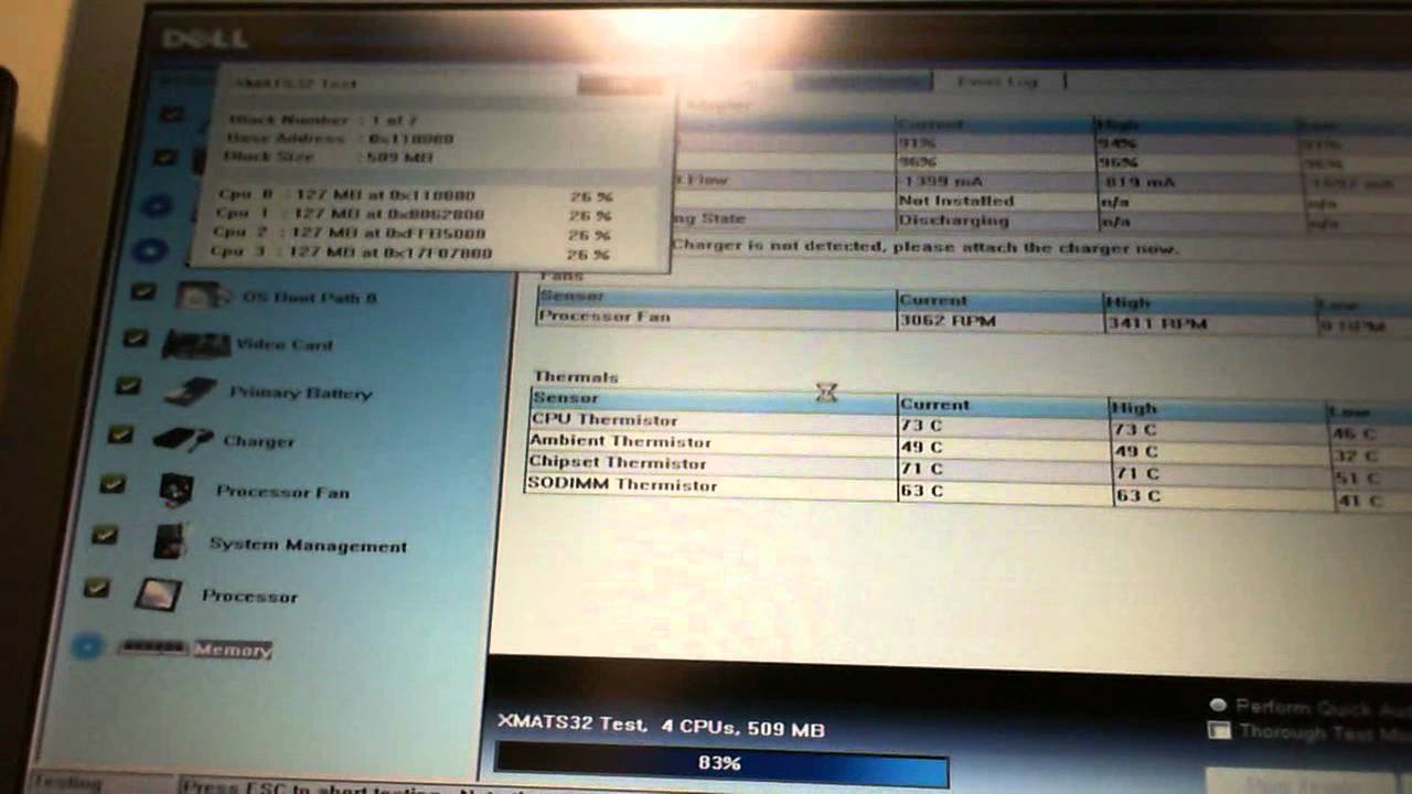 DELL Vostro 3360 Troubleshooting using ePSA Pre-boot System Assessment ...