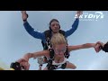 Haley King's Tandem skydive!