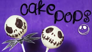 ➾ Como Hacer Cake Pops ✝ SIN BETUN ! de Jack skellington ☠ - Miranda Ibañez